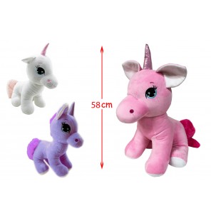 PELUCHE LICORNE 3 COLORIS...