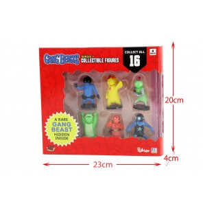 SET 8 FIGURINES GANG BEATS