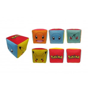 COUSSIN CUBE POKEMON COULEURS