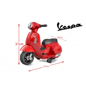 MINI VESPA ELECTRIQUE ROUGE