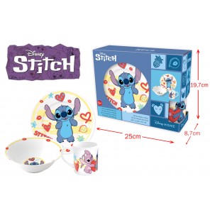 SET DEJEUNER 3 PIECES STITCH